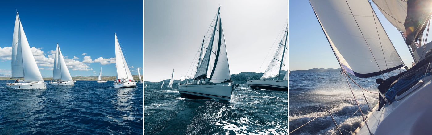 By Boat: Mainsail Covers & Halyard and Sheets