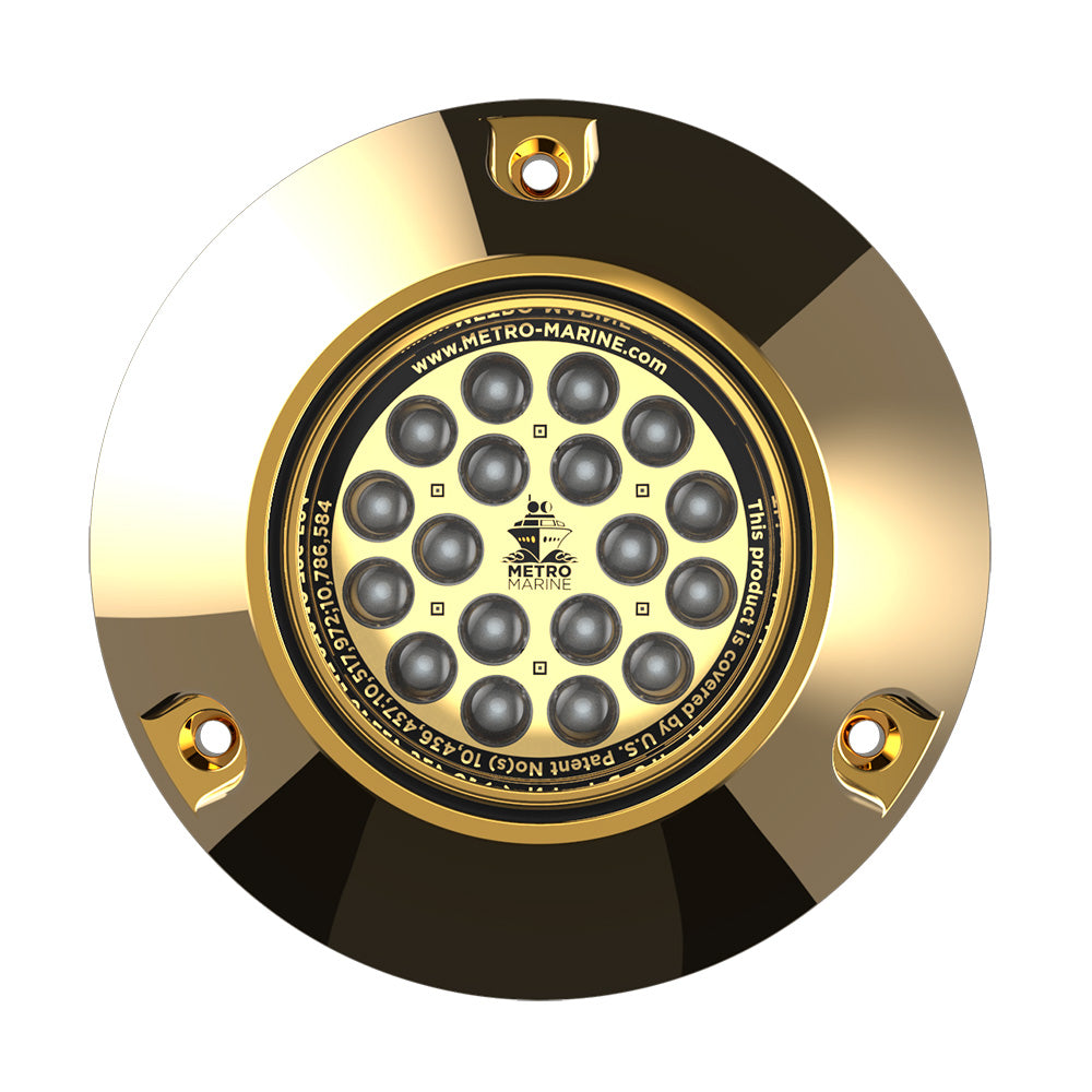 Metro Marine High-Output Submersible Underwater Light w/Intelligent Monochromatic LED's - Green, 90 Degree Beam
