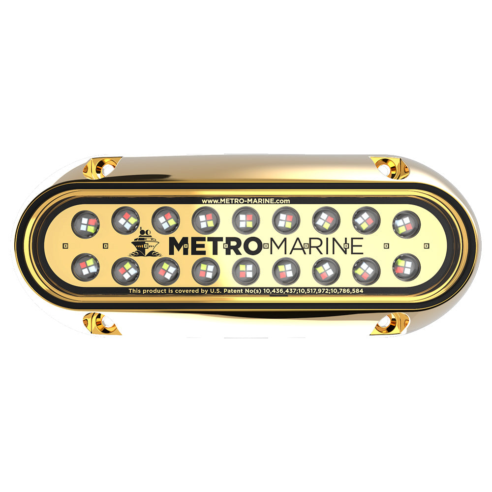 Metro Marine High-Output Elongated Underwater Light w/Intelligent Full Spectrum LED's - RGBW, 90 Degree Beam