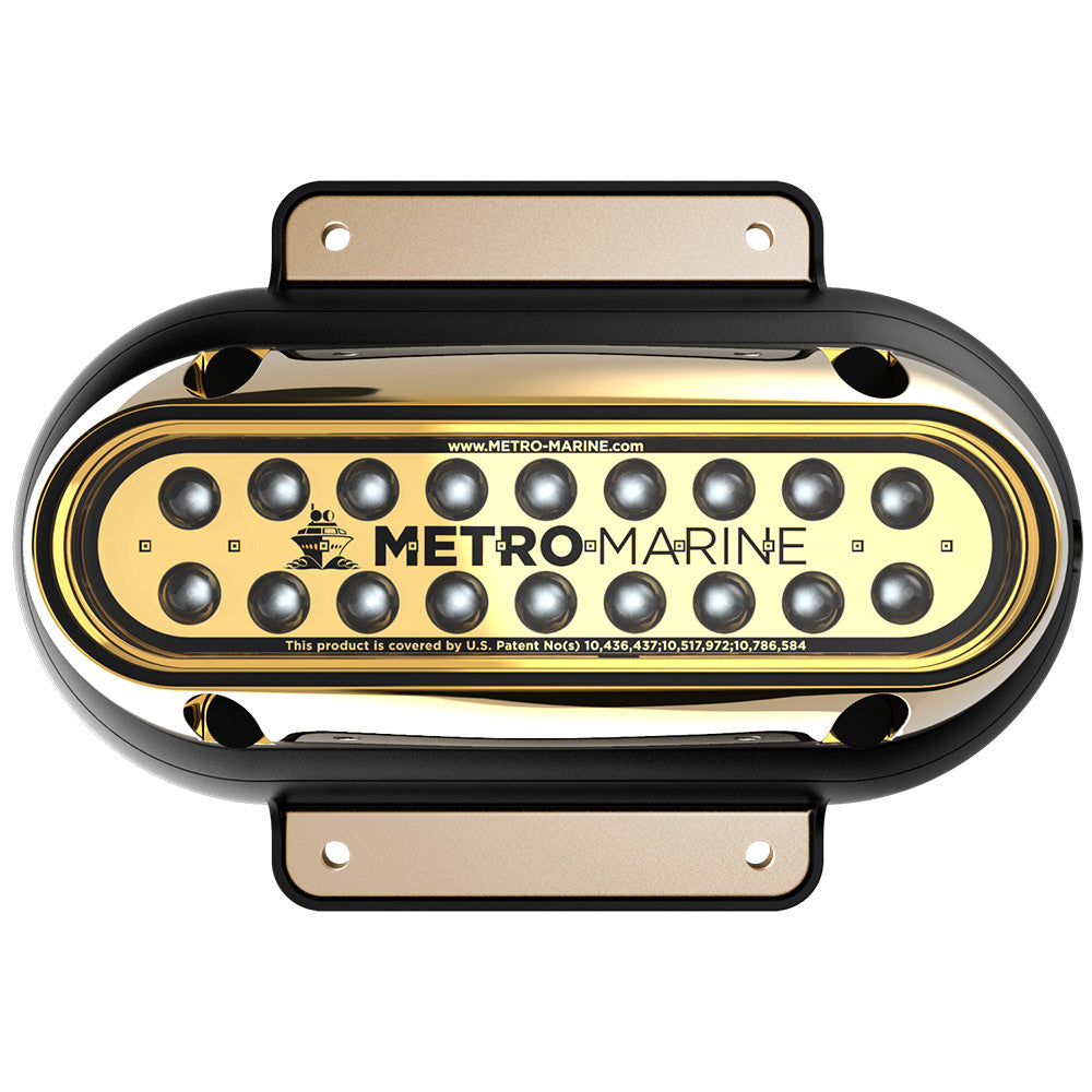 Metro Marine High-Output Elongated Surface Mount Light w/Intelligent Monochromatic LED's - Blue, 90 Degree Beam