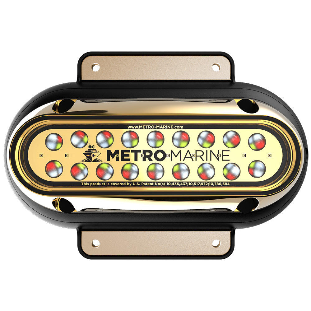Metro Marine High-Output Elongated Surface Mount Light w/Intelligent Full Spectrum LED's - RGBW, 45 Degree Beam