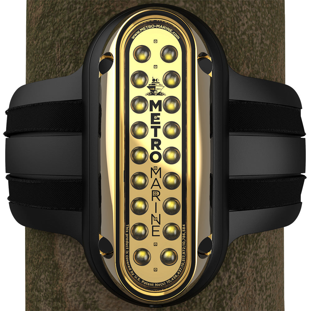Metro Marine High-Output Vertical Piling Mount Light w/Intelligent Monochromatic LED's - White, 45 Degree Beam