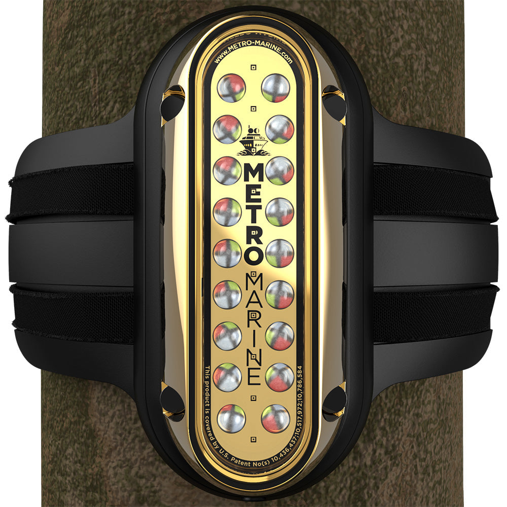 Metro Marine High-Output Vertical Piling Mount Light w/Intelligent Full Spectrum LED's - RGBW, 45 Degree Beam