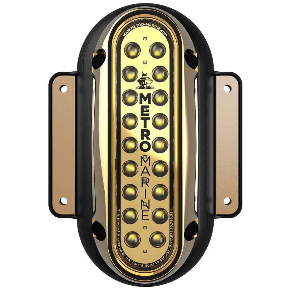 Metro Marine High-Output Vertical Surface Mount Light w/Intelligent Monochromatic LED's - White, 45 Degree Beam