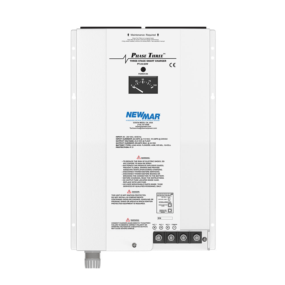 Newmar PT-24-60W Battery Charger (PT-24-60W)