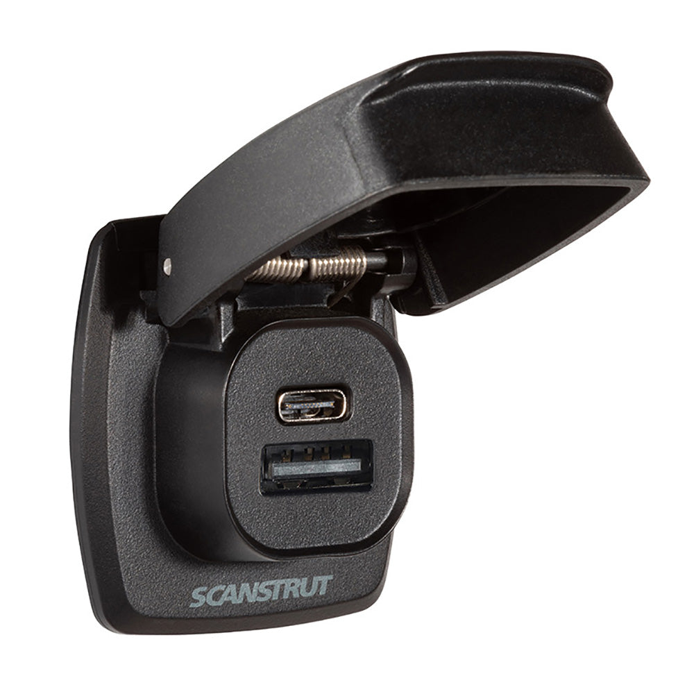 Scanstrut Flip Pro Plus Fast Charge USB-A and USB-C Socket
