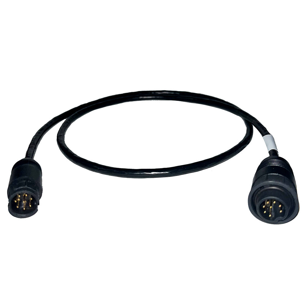 Echonautics 1M Adapter Cable w/Male 8-Pin Black Box Connector f/Echonautics 300W, 600W and 1kW Transducers