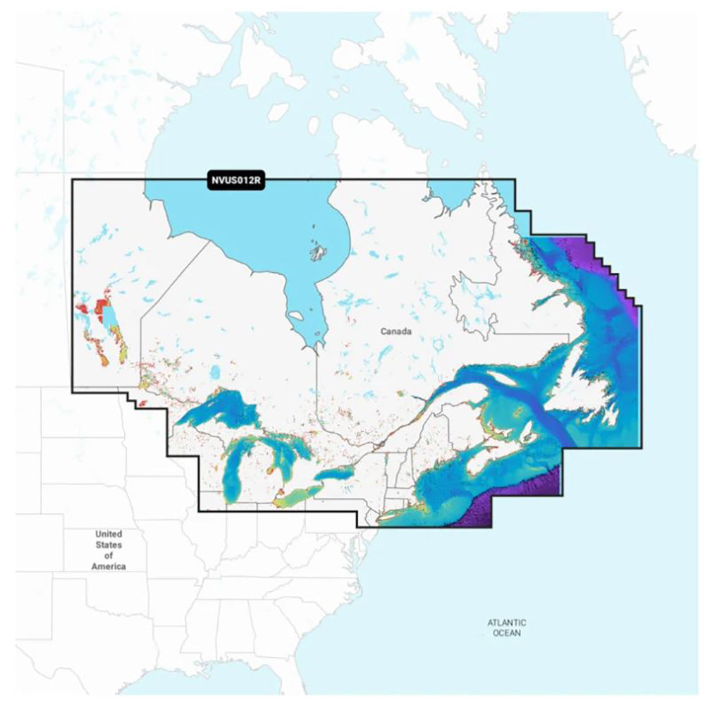 Garmin Navionics Vision+ NVUS012R Canada, East and Great Lakes