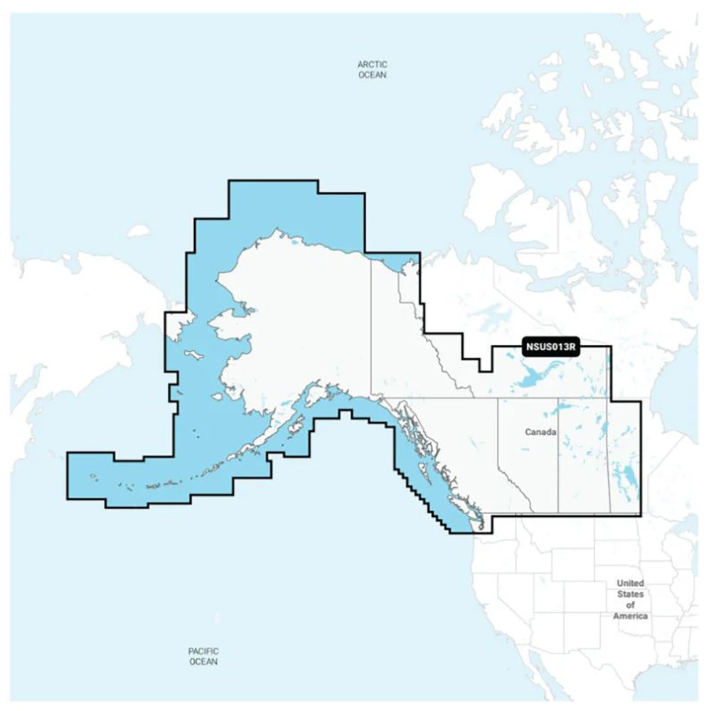 Garmin Navionics+ NSUS013R Canada, West and Alaska