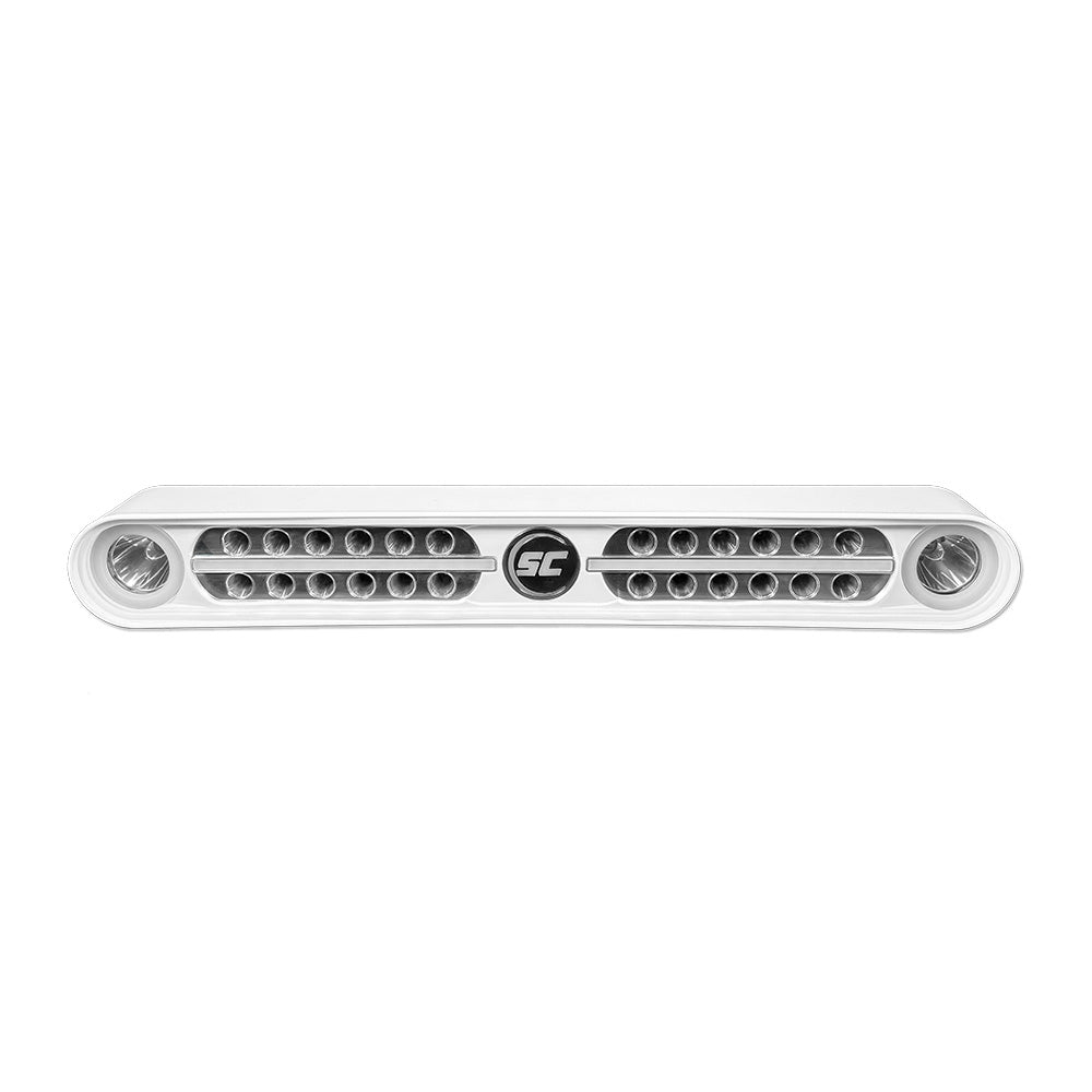 Shadow-Caster Eagle Ray LED Light Bar - White Housing and Dual Optics