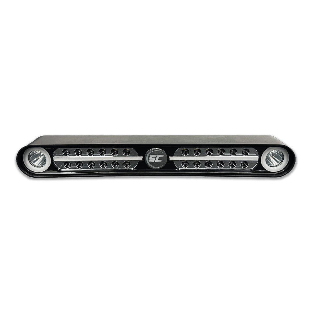 Shadow-Caster Eagle Ray LED Light Bar - Black Housing and Dual Optics