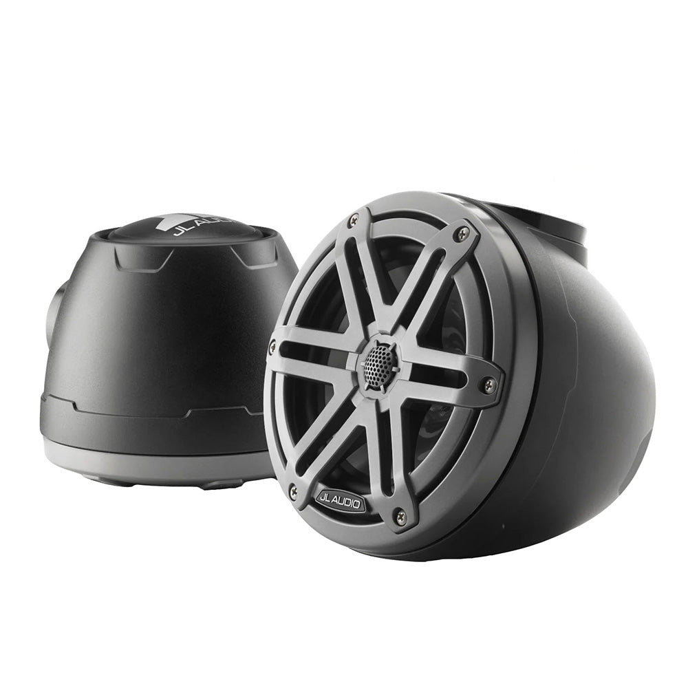 JL Audio M3 VeX Series 6.5" Enclosed Coaxial Speakers w/Grey Sports Grilles - M3-650VEX-Mb-S-Gm (010-03257-00)