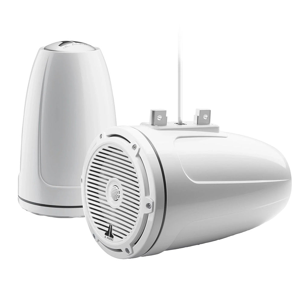 JL Audio M3 Series 7.7" Enclosed Tower Coaxial System w/Gloss White Classic Grille - M3-770ETXv3-Gw-C-Gw (010-03266-00)