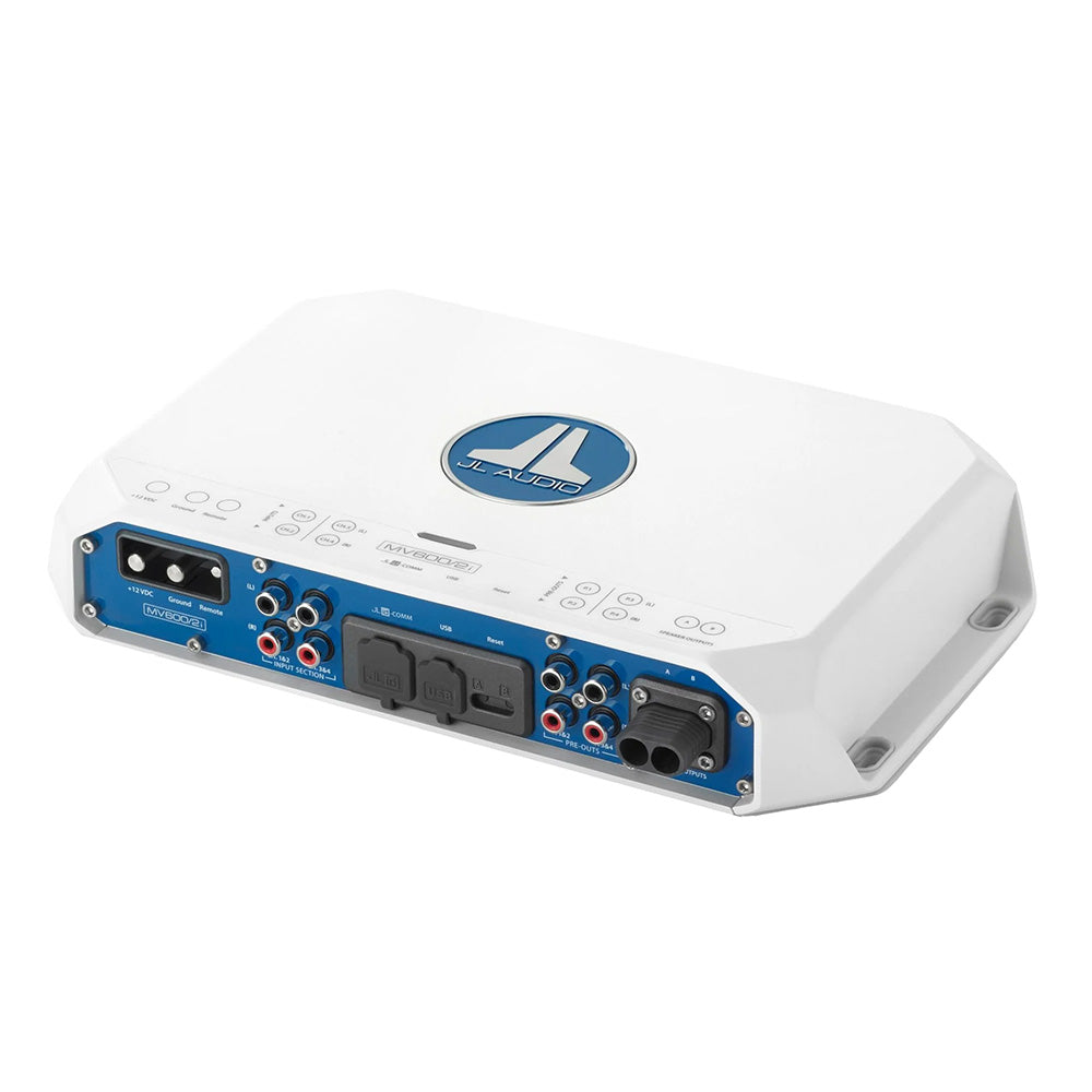 JL Audio MVI Series 600w 2 Channel Full-Range Amplifier w/Integrated DSP - MV600/2i (010-03336-00)