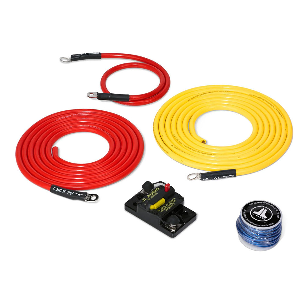 JL Audio Premium 6 AWG 12v Power Connection Kit f/Single Amplifier Within 10' of Battery - XMD-PCS50A-1-L10 (010-13417-00)
