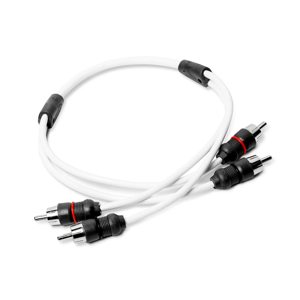 JL Audio 2-Channel 1.5' Waterproof Audio RCA Cable - XMD-WHTAIC2-1.5 (010-13554-00)