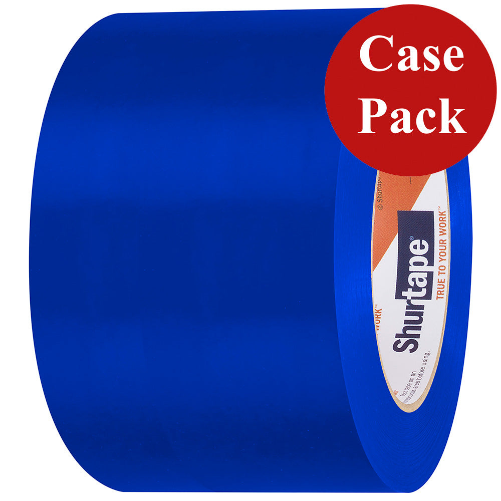 Shurtape UV-Resistant Marine Hull Preservation Tape - 72MM - 33M Roll - Straight Edge Blue Case of 16 Rolls