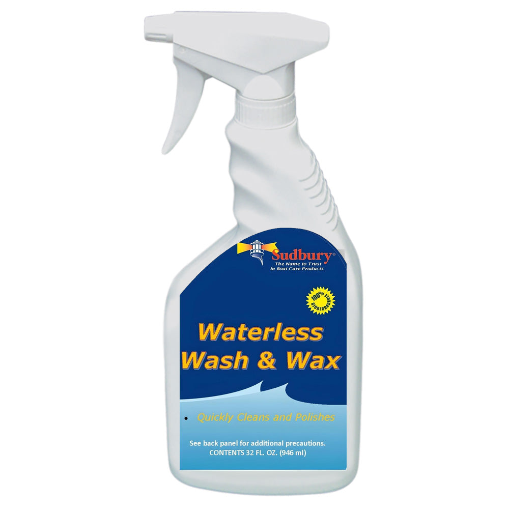 Sudbury Waterless Wash and Wax - 32oz Spray Bottle