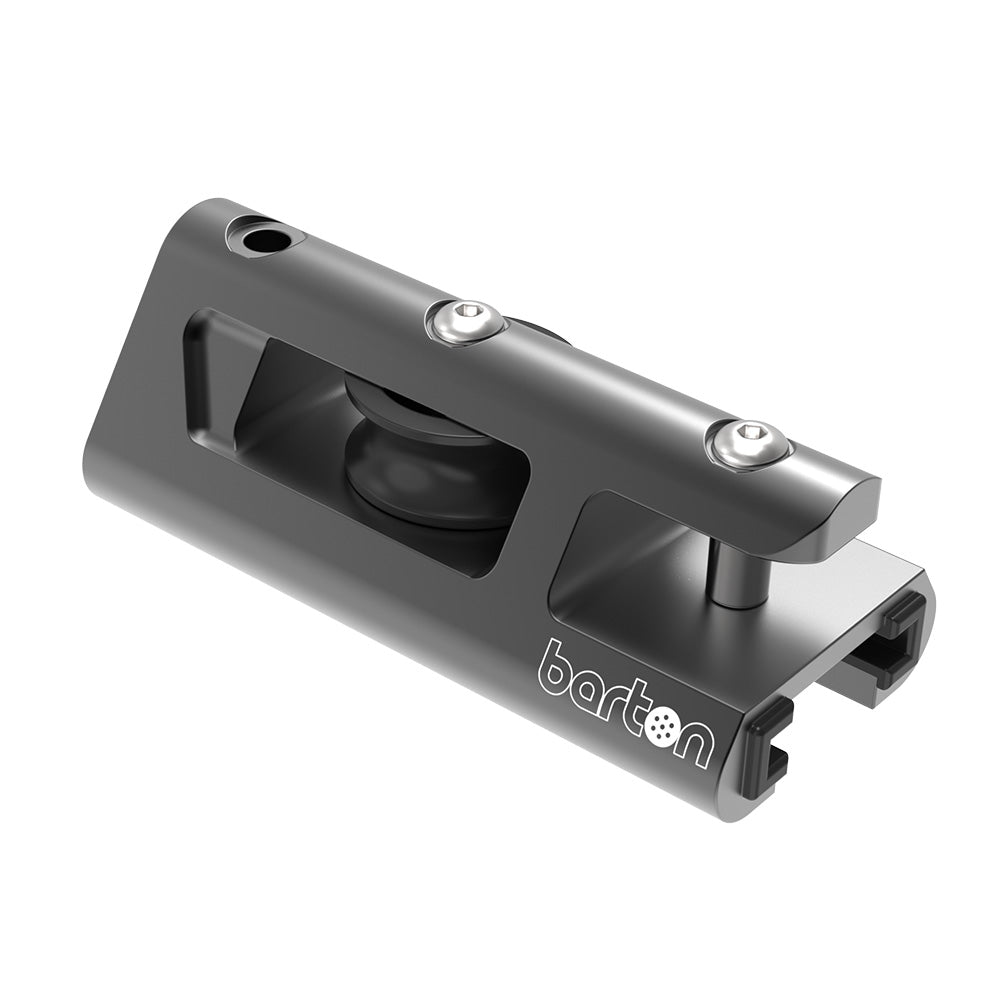 Barton 32mm End Stop and Becket Genoa Car Track - Black