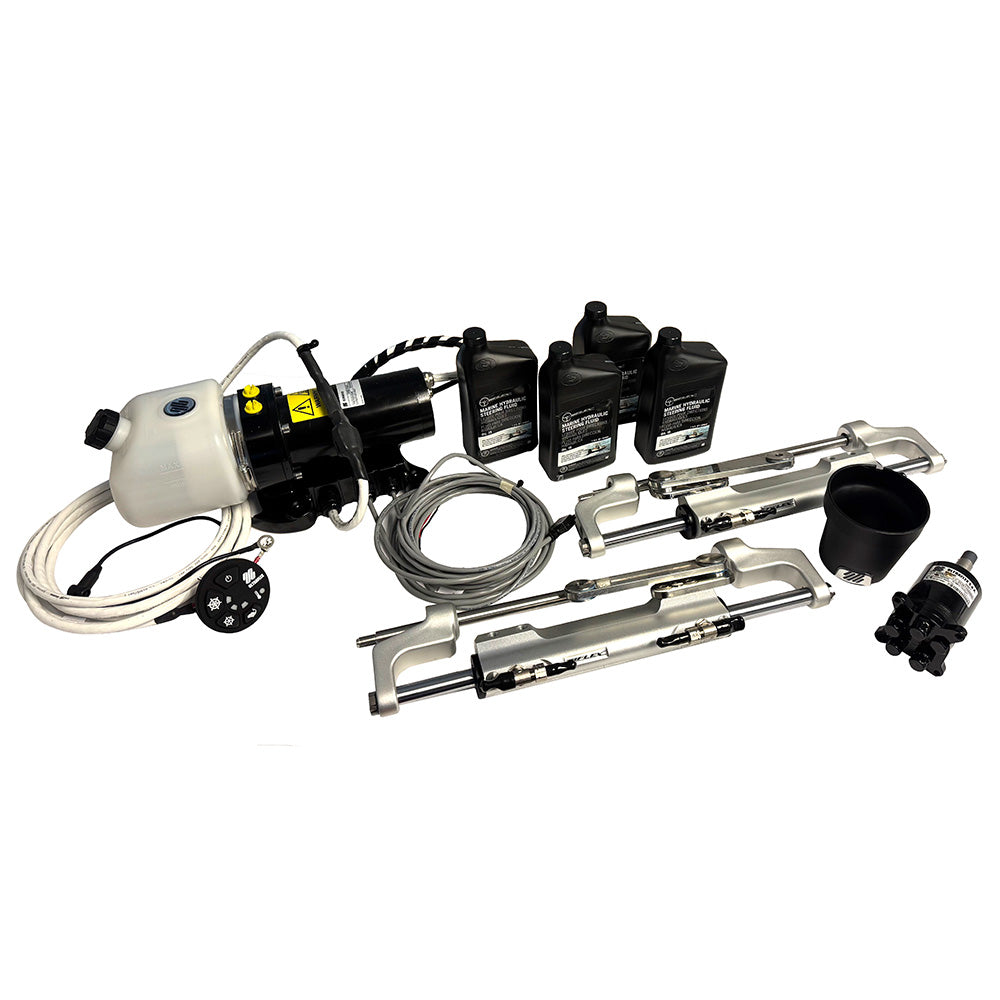 Uflex MasterDrive Steering System - Single Station/Twin Cylinder Kit - UC128TS - SVS 1 and UC128TS - SVS 1P Cylinders