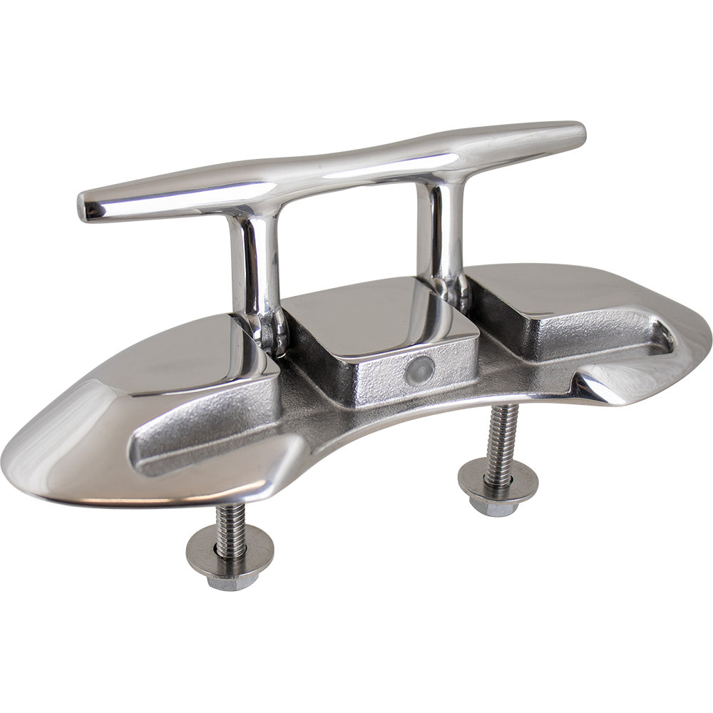 Sea-Dog Folding Stud Mount Cleat - 4-1/2" - Investment Cast 316 Stainless Steel