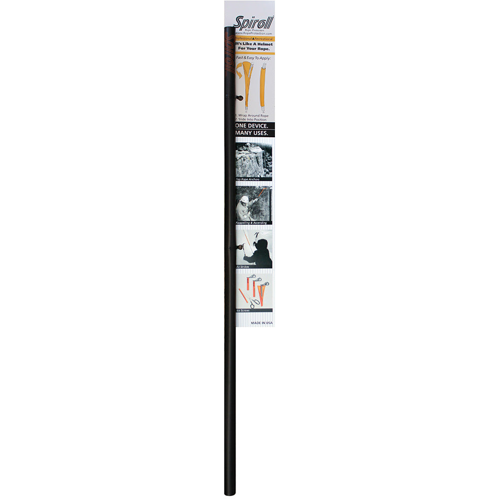 Spiroll Rope Protector Black f/Lines 1/2" and Greater