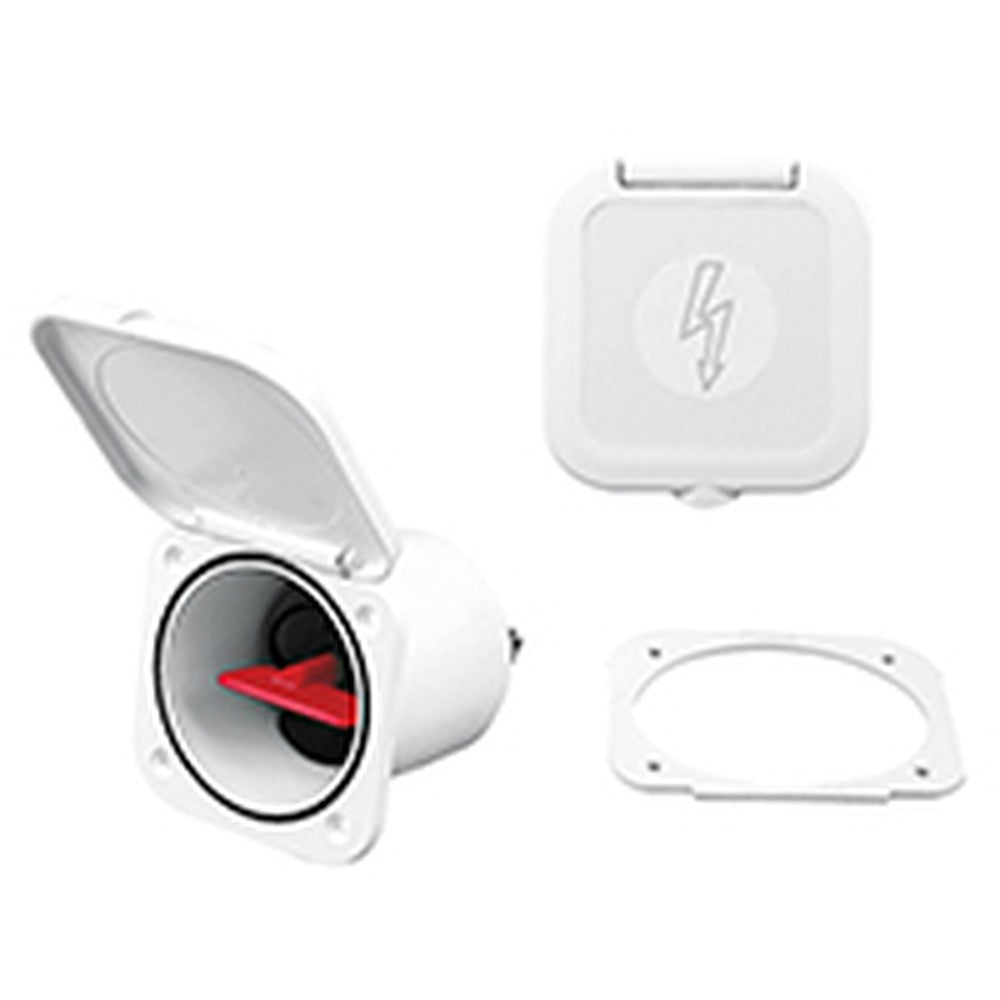 Nuova Rade Case W/Batt. Switch 100A, W/Watertight Lid, White