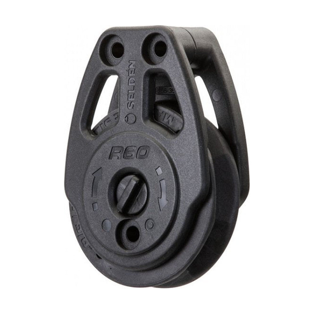 Selden R60 - 60 mm Manual Ratchet Block - Cheek, Clockwise