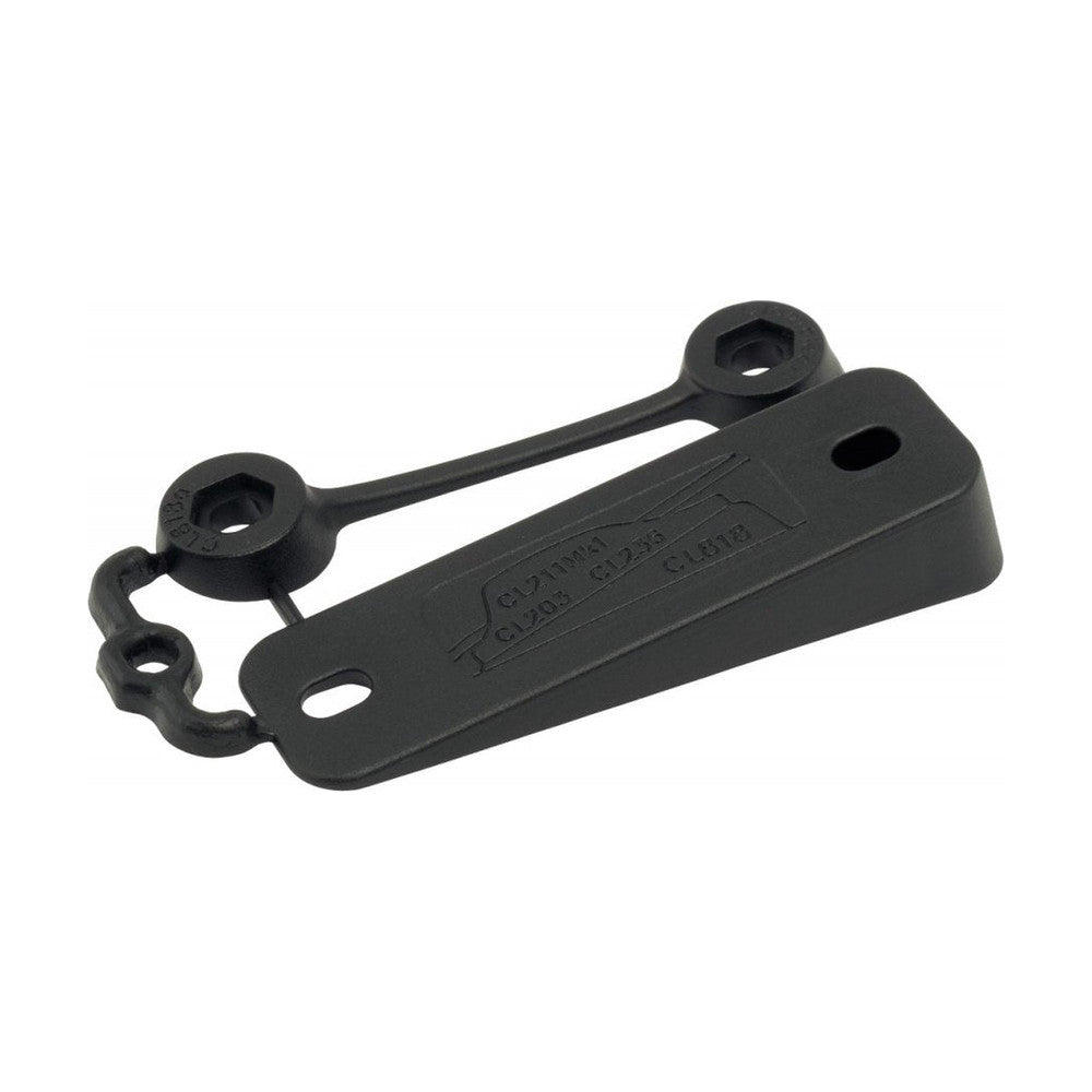 Selden Tapered Cleat Pad with Backplate in Aluminium 87 mm