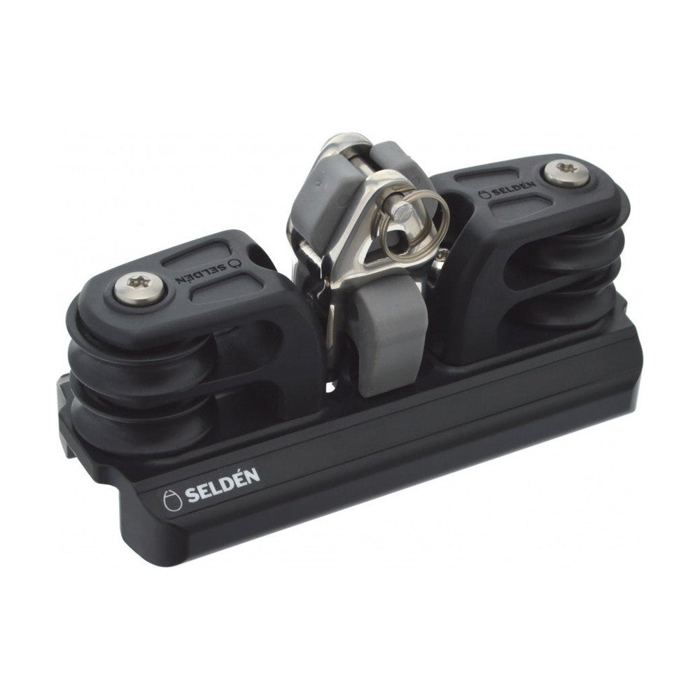 Selden System 22 - Main Car, Torlon Ball Bearings, Double Plain Bearing Sheaves, Stainless Toggle with Stand-Up