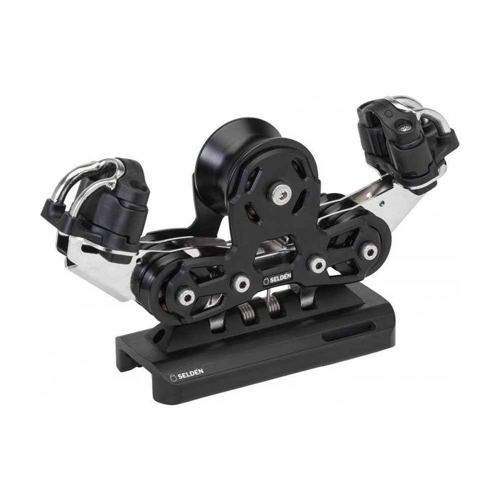 Selden System 30 - Main Ball Bearing Car, Ball Bearing Sheaves, 6:1 Purchase, German Sheeting, Control Arms with Cam Cleat 38