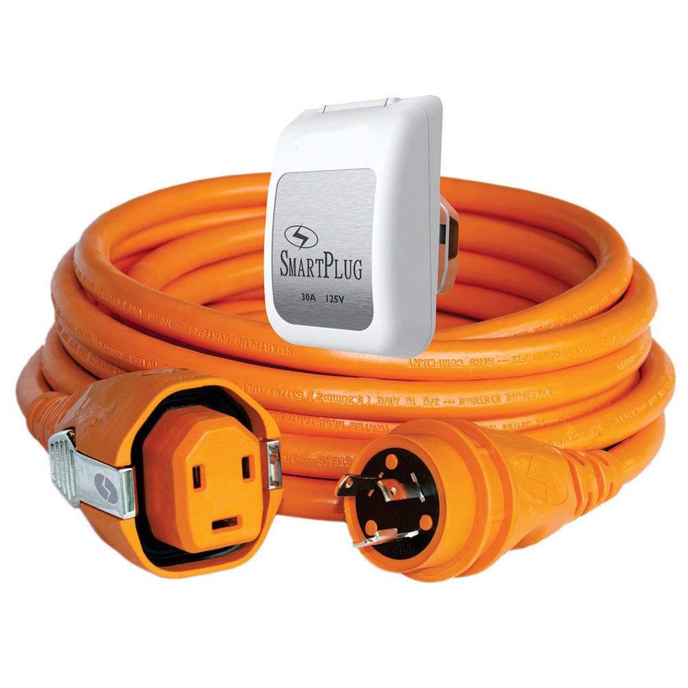 SmartPlug 30 AMP SmartPlug/Twist Type Cordset w/White Inlet Cover- 50' (C30503BM30PW)