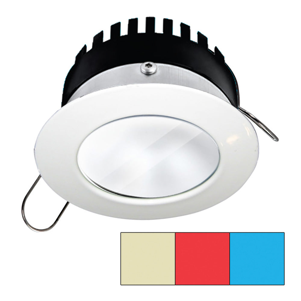 i2Systems Apeiron Pro A503 - 3W - Round - Warm White, Red and Blue - White Finish
