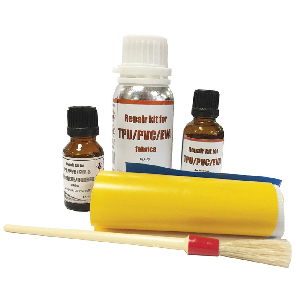 Lalizas Hercules Repair Kit For Tpu/Pvc/Eva Fabrics