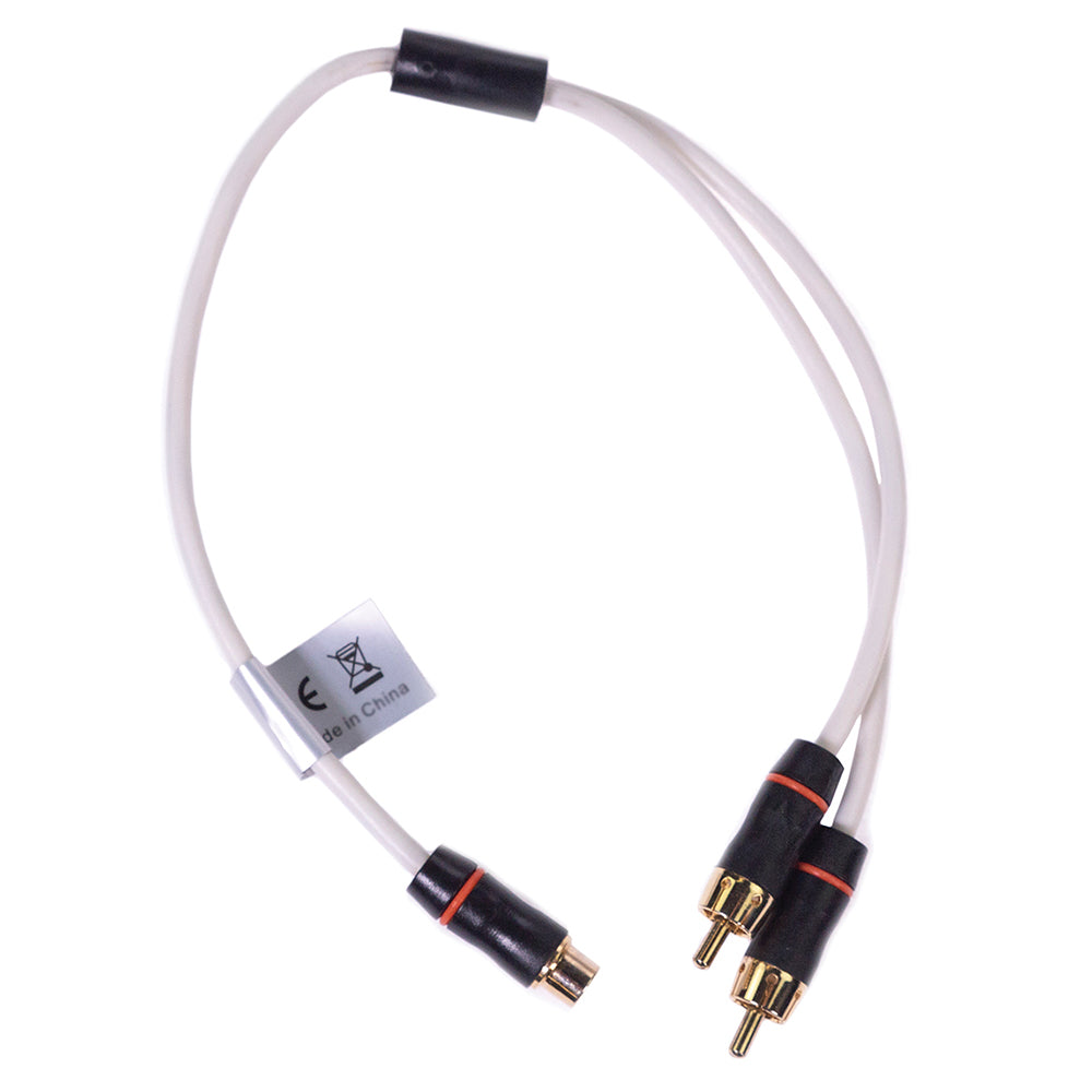 Fusion Performance RCA Cable Splitter - 1 Female to 2 Male - .9' (010-12621-00)