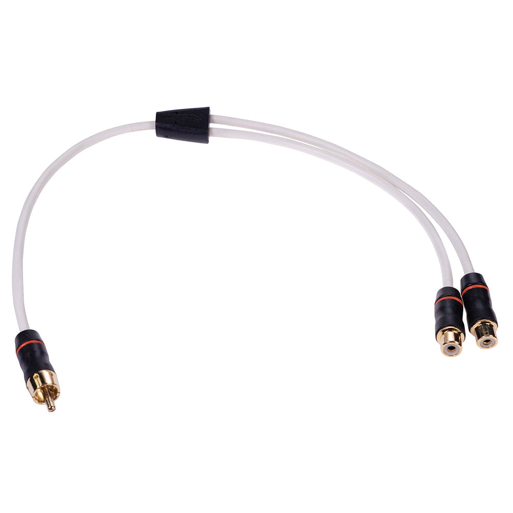 Fusion Performance RCA Cable Splitter - 1 Male to 2 Female - .9' (010-12622-00)