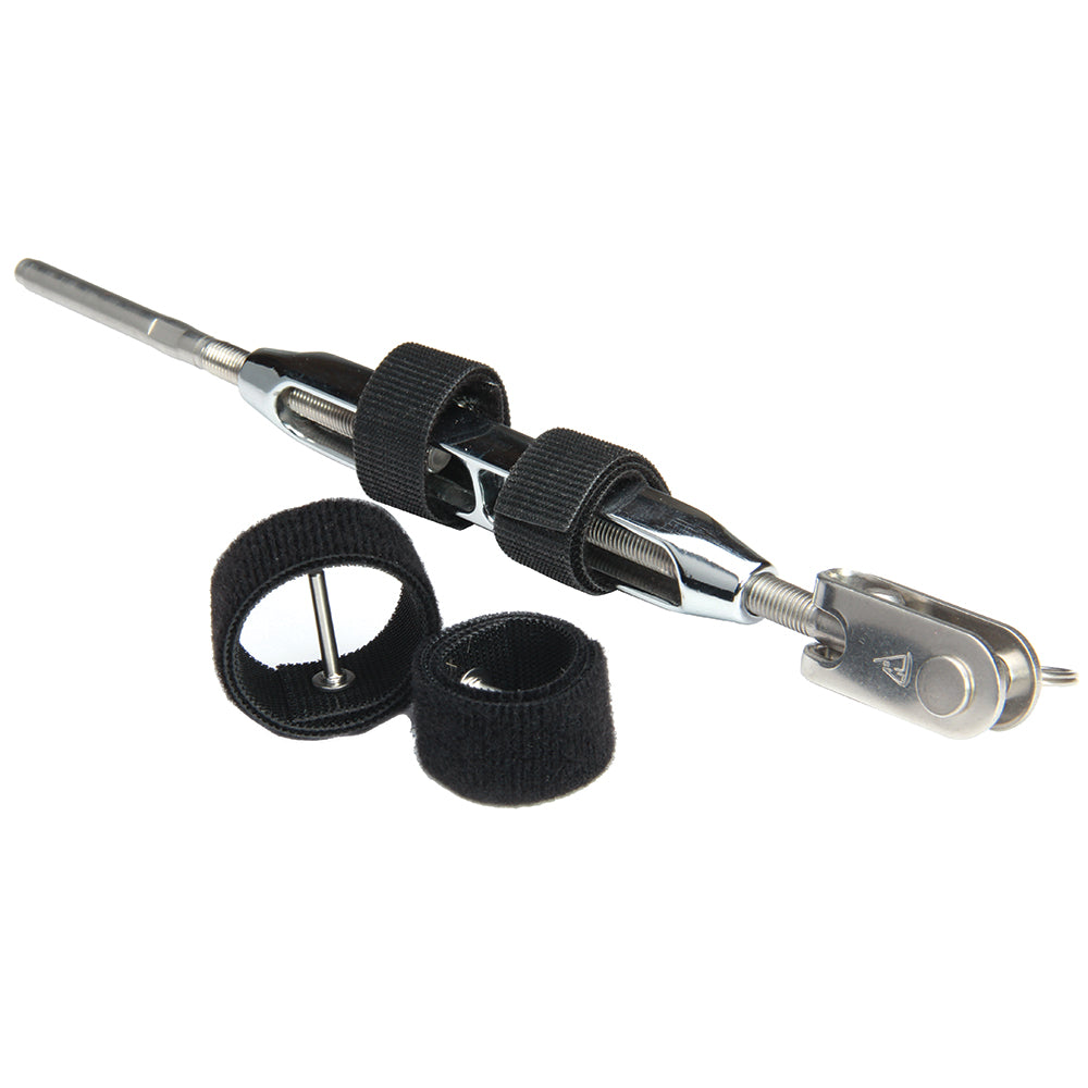 C. Sherman Johnson Wrap Pins Hook and Loop Pin Locking Devices f/Open Body Turnbuckles 1/4" - 2-Pack
