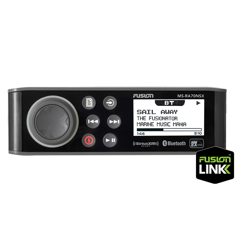 Fusion MS-RA70NSX Stereo w/BT/AM/FM/SiriusXM - 2 Zone (010-01516-30)