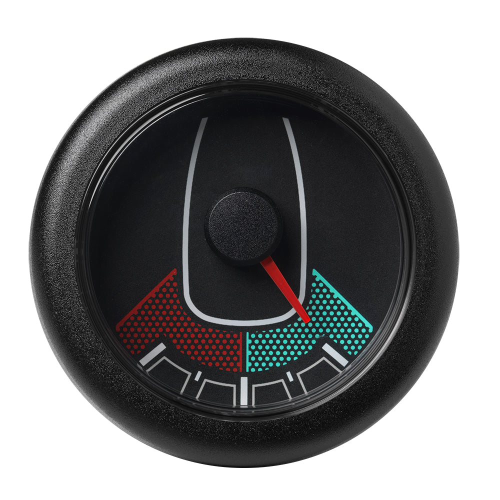 Veratron 52MM (2-1/16") OceanLink Rudder Angle Gauge - Left/Right - Black Dial and Bezel