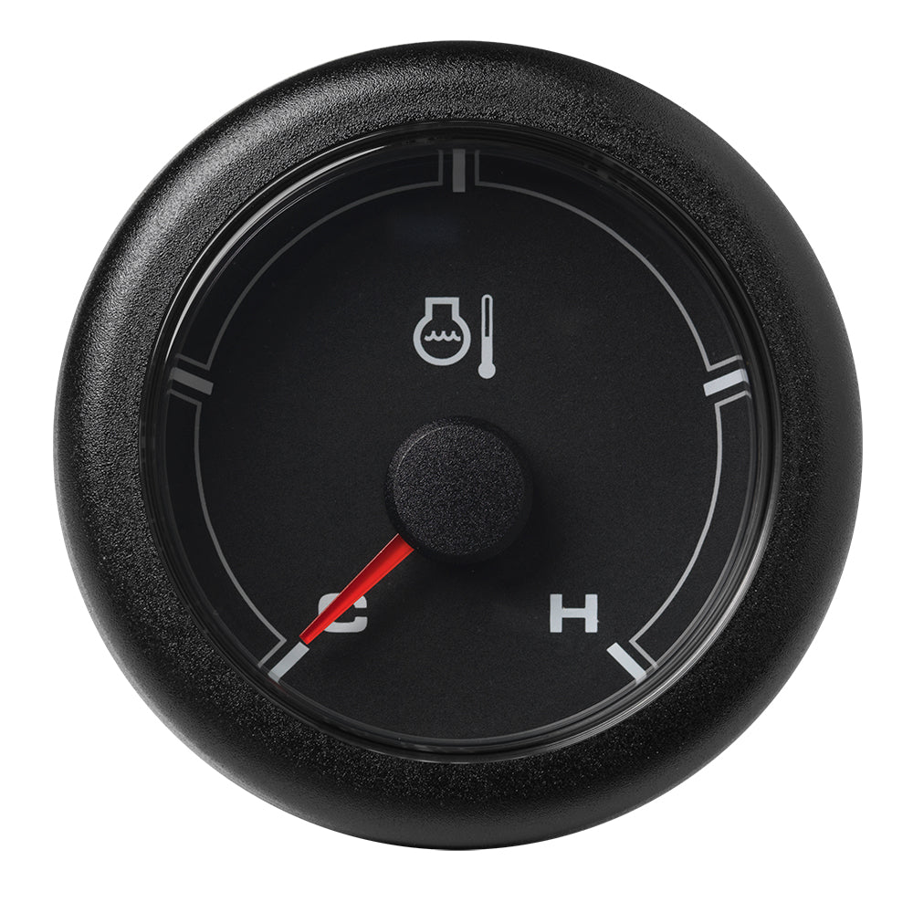 Veratron 52MM (2-1/16") OceanLink Coolant Temperature Gauge (250 degrees F) - Black Dial and Bezel