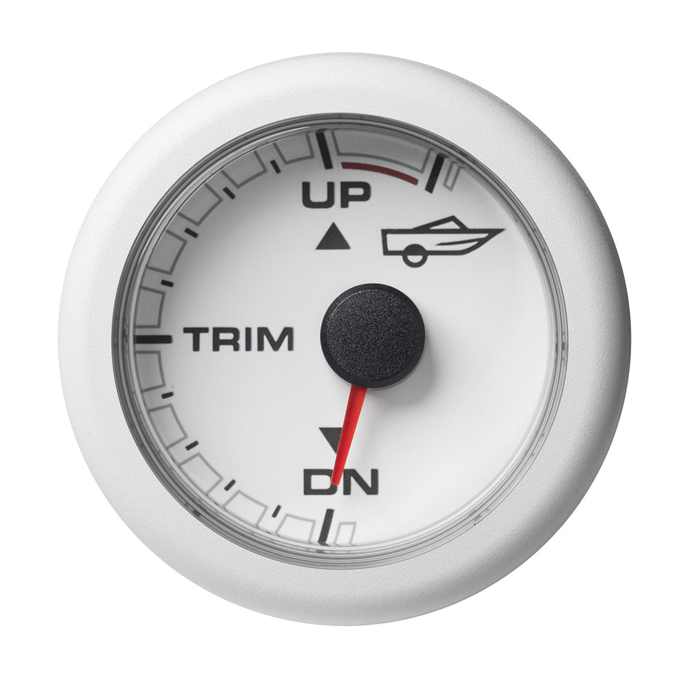 Veratron 52MM (2-1/16") OceanLink Engine Trim - Up/Down - White Dial and Bezel