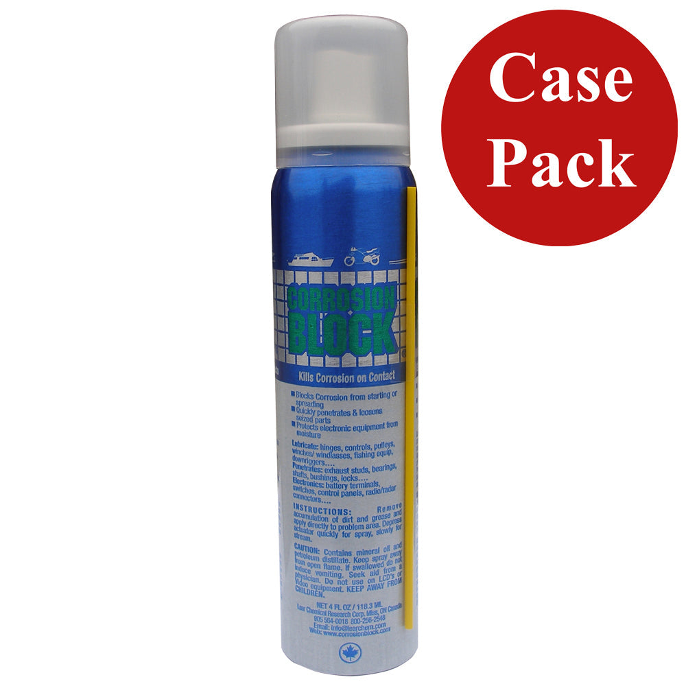 Corrosion Block Liquid Pump Spray - 4oz - Non-Hazmat, Non-Flammable and Non-Toxic Case of 24