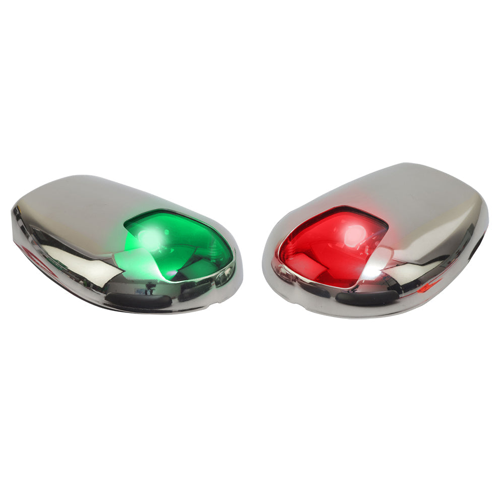 Sea-Dog Stainless Steel Side Mount LED Navigation Lights - 2 NM - Port and Starboard