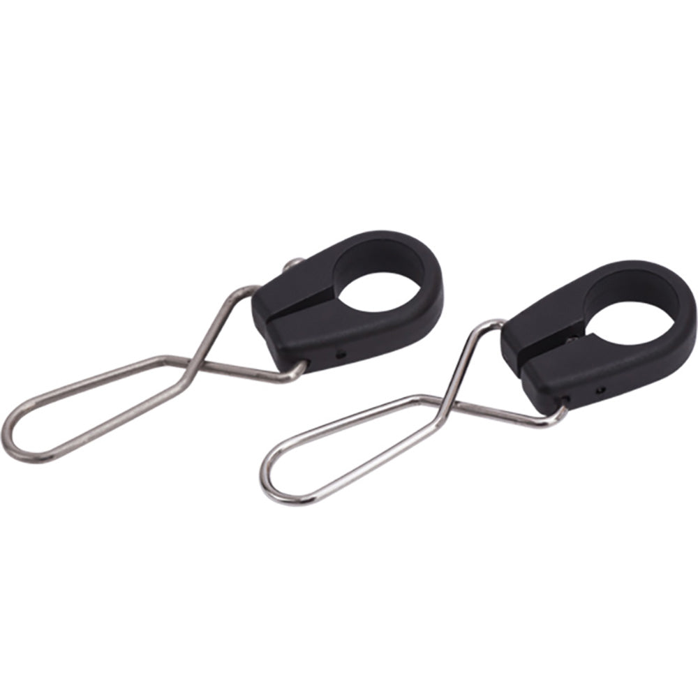 Sea-Dog Nylon Flagpole Pennant Mounts and Stainless Clips - Pair