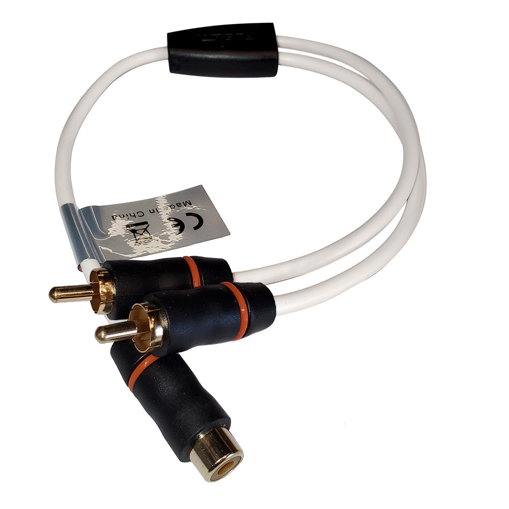 Fusion RCA Cable Splitter - 1 Female to 2 Male - 1' (010-12895-00)