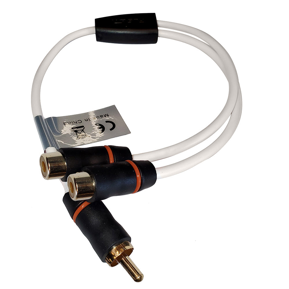 Fusion RCA Cable Splitter - 1 Male to 2 Female - 1' (010-12896-00)