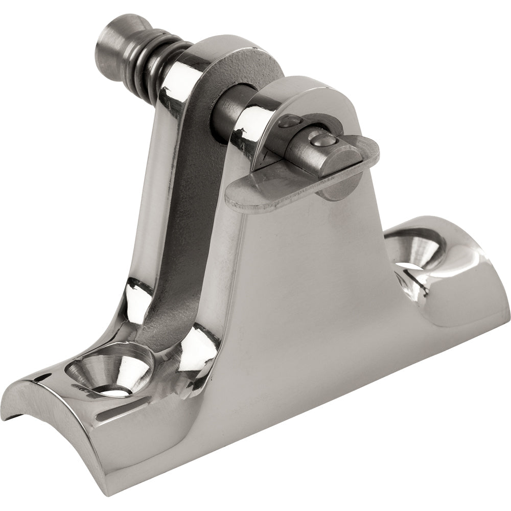 Sea-Dog Stainless Steel 90 degree Concave Base Deck Hinge - Removable Pin