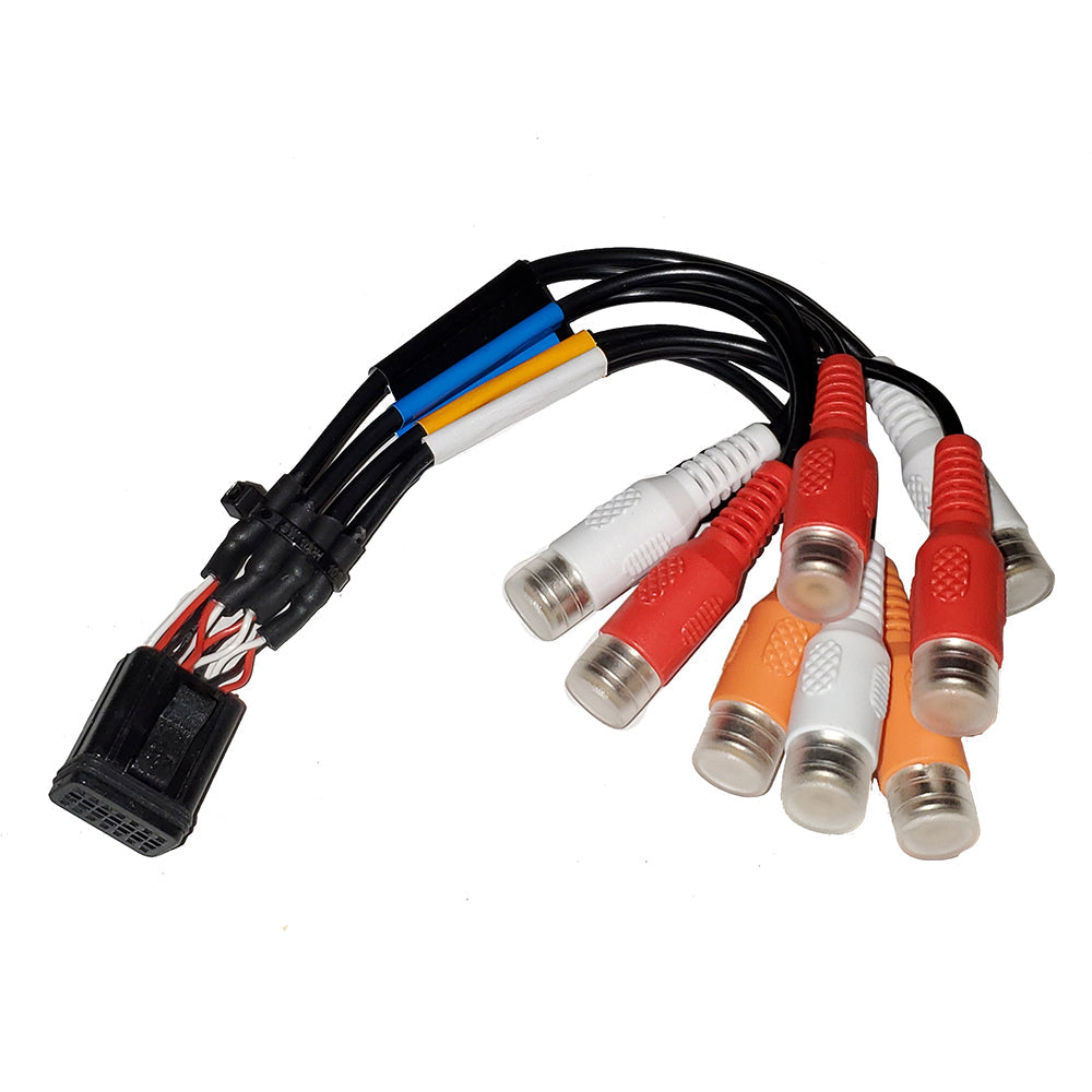 Fusion Wire Harness f/ MS-RA670 and MS-RA770 Stereo - Zone 1 and 2 (B Port-RCA)