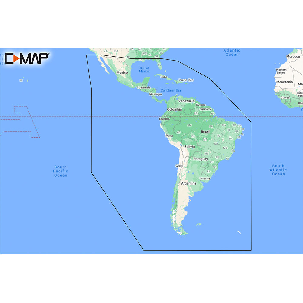 C-MAP M-SA-Y038-MS Discover South America and Caribbean