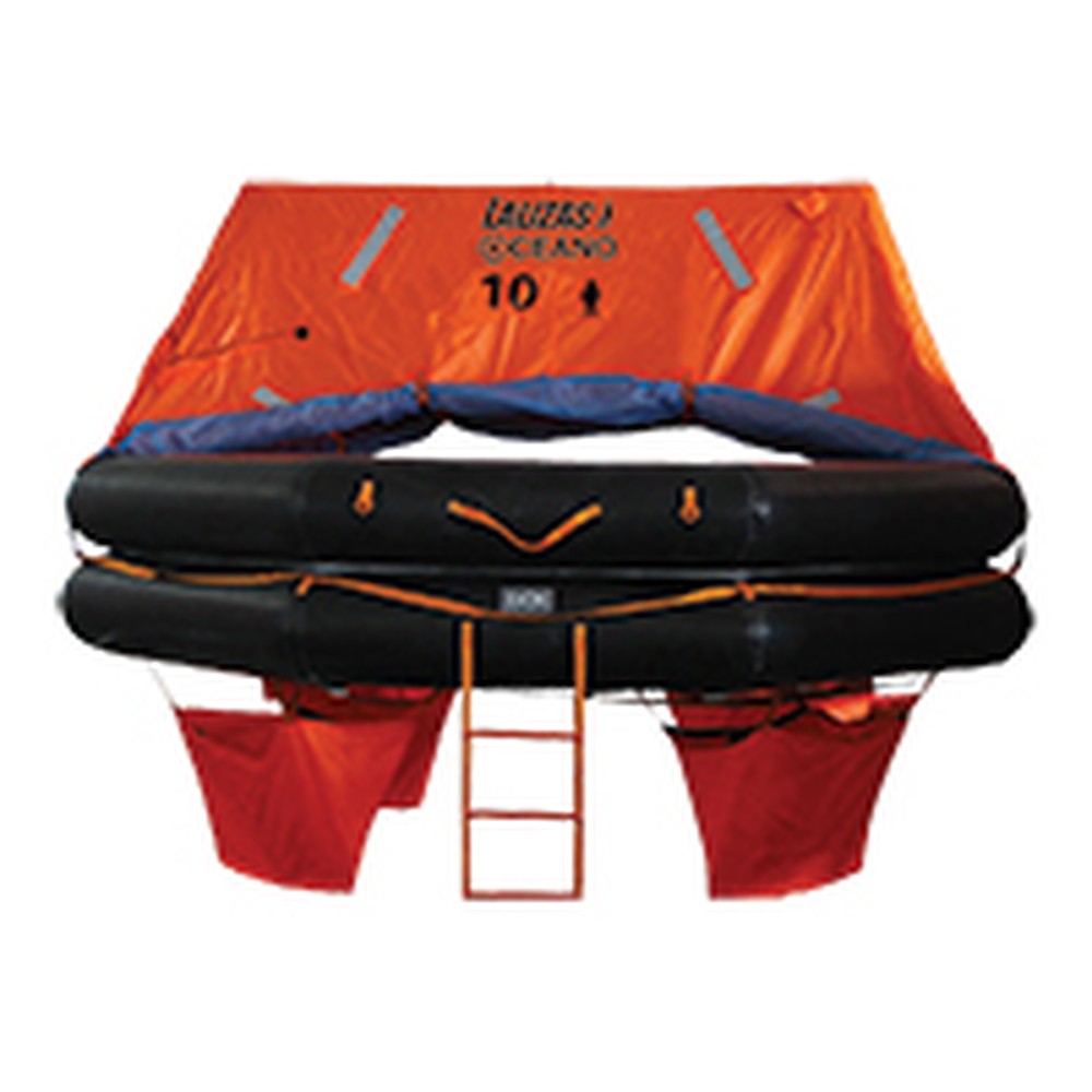 Lalizas Liferaft Solas Oceano,Mer,Throw-Overboard Type,10 Prs,Canister (B)